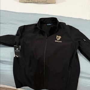 Ireland Black Windbreaker by